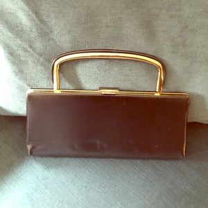 Vintage black clutch